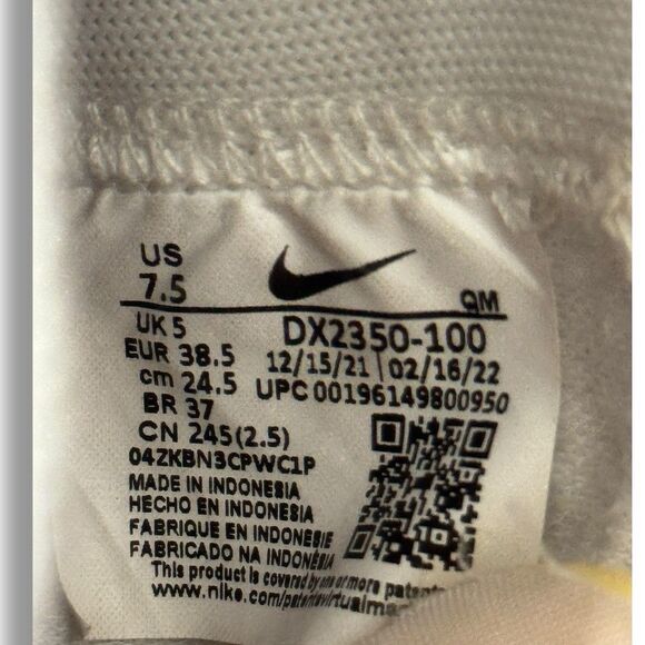 Nike Blazer Mid 77 White Orange Lilac Fashion Shoe DX2350-100 Women’s Size 7.5 - Picture 8 of 10